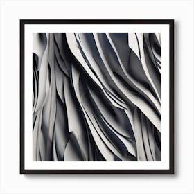 Abstract Wavy Pattern 10 Art Print