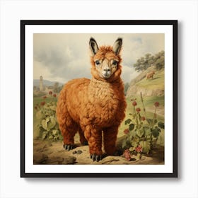 Llama 1 Art Print