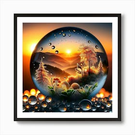 Landscape In The Water Art Print