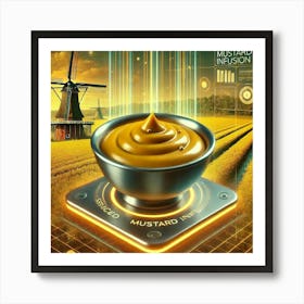 Spiced Mustard Infusion Scifi Art Print