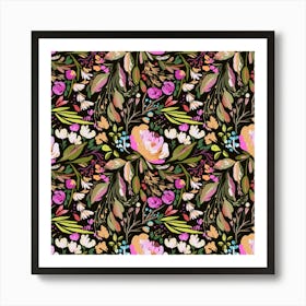 Floral Pattern 2 Art Print