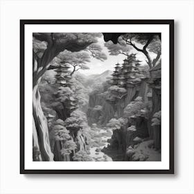 Japanese Forest Art Print