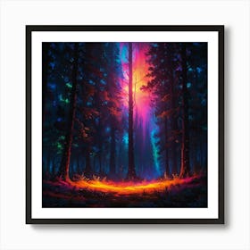 Dark Forest 102 Art Print