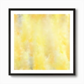 Abstract Yellow Background Art Print