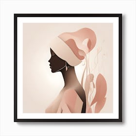 Portrait Of A Woman Art Print