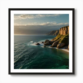 Sunset At The Cape Of Good Hope Art Print