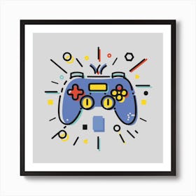 Video Game Controller 2 Art Print