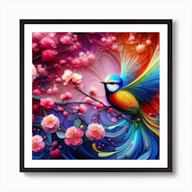 Colorful Bird 5 Art Print