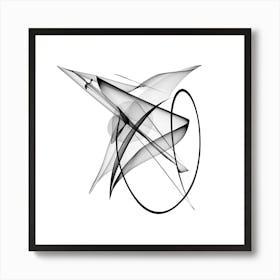 Sacred Gestural Strokes 10 Art Print