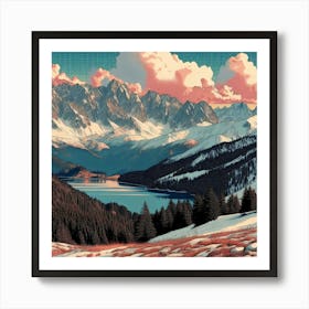 Alpine Serenity 1 1 Art Print