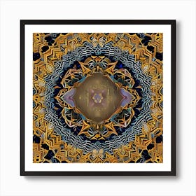 Abstract Mandala 21 Art Print