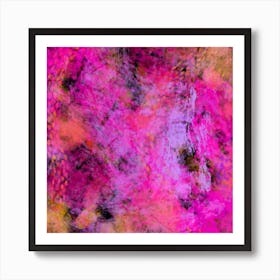 Abstract Explosion 3 Square Art Print