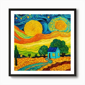 Starry Night Art Print