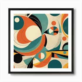 Default Mid Century Abstract Retros A Art 1 Art Print