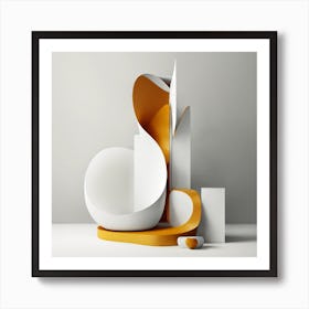 Abstract Sculpture Art Print