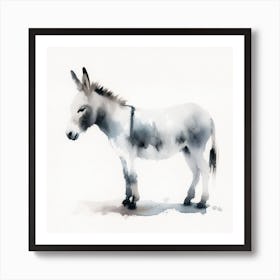 Donkey Art Print