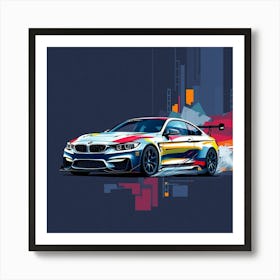 Bmw M4 Gt Art Print