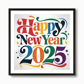 Happy New Year 2015 Art Print