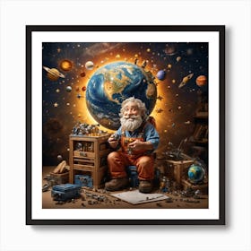 Gnome Art Print