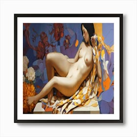 Nude Painting Art Print