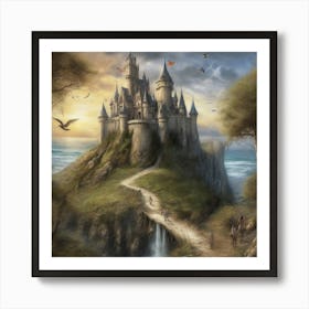 Castle On The Hill Art Print