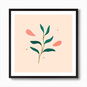 Green Leaf Art Print