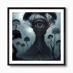 Eye Of The Forest Art Print