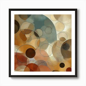 Abstract Circles 36 Art Print