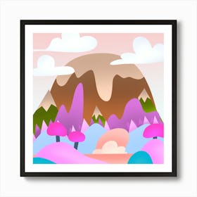 Mountain Landscape Art Print