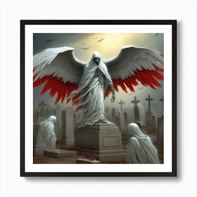 Angel Of Death 9 Art Print