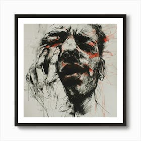 'The Face' 3 Art Print