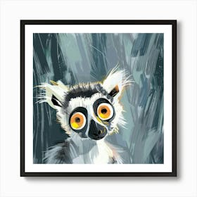Lemur 11 Art Print
