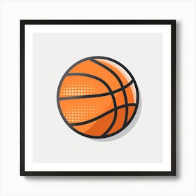 Basketball Ball Art Print