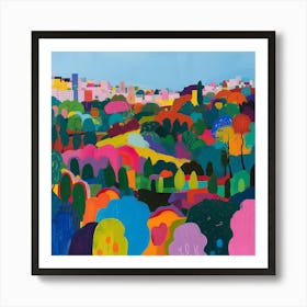 Abstract Park Collection Primrose Hill London 2 Art Print