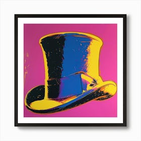 Top Hat Pop Art 4 Art Print