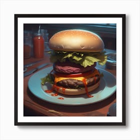 Burger 42 Art Print