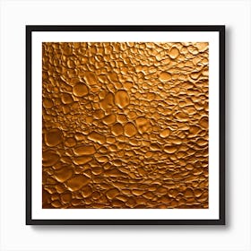 Gold Textured Glass Art Print