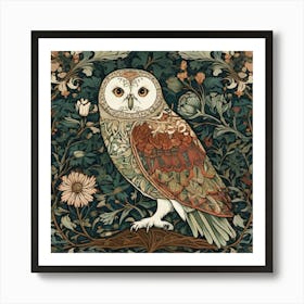 Owl In A Tree Art Print