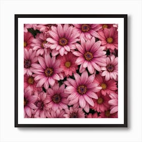 Pink Daisies Art Print