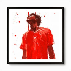 Nike Basketball Player Art Print