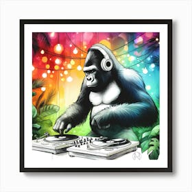 Gorilla In The Mix S 1 Art Print