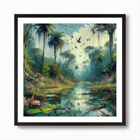 Lily Pond Art Print