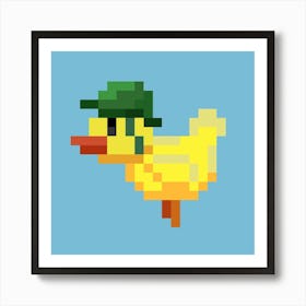 Army duck Art Print