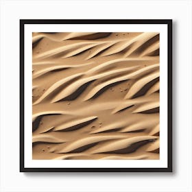 Realistic Sand Flat Surface Pattern For Background Use Ultra Hd Realistic Vivid Colors Highly De (7) Art Print