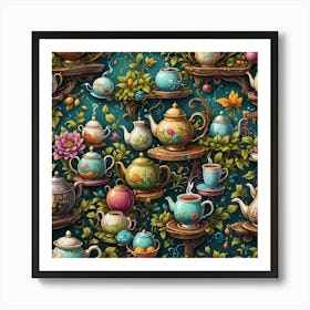 Tea Art 190 Art Print