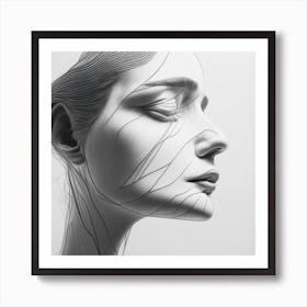 Portrait Of A Woman 1 Art Print