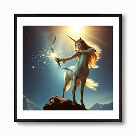 Unicorn Archer 3 Art Print