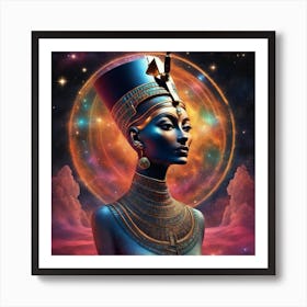 Divine Melanin Goddess 777 1 Art Print