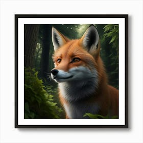 The Sly Fox Explorer Art Print