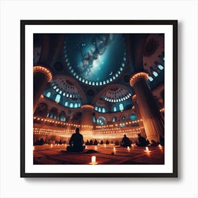 Blue Mosque Art Print